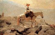 Winslow Homer Hakusan in horse riding trails Germany oil painting artist
